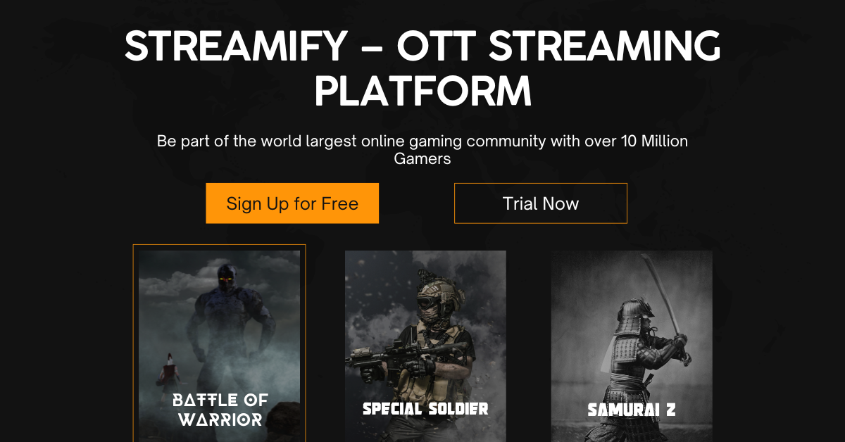 Streamify – OTT Streaming Platform
